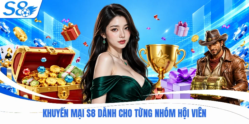 Khuyến mại S8 dành cho từng nhóm hội viên